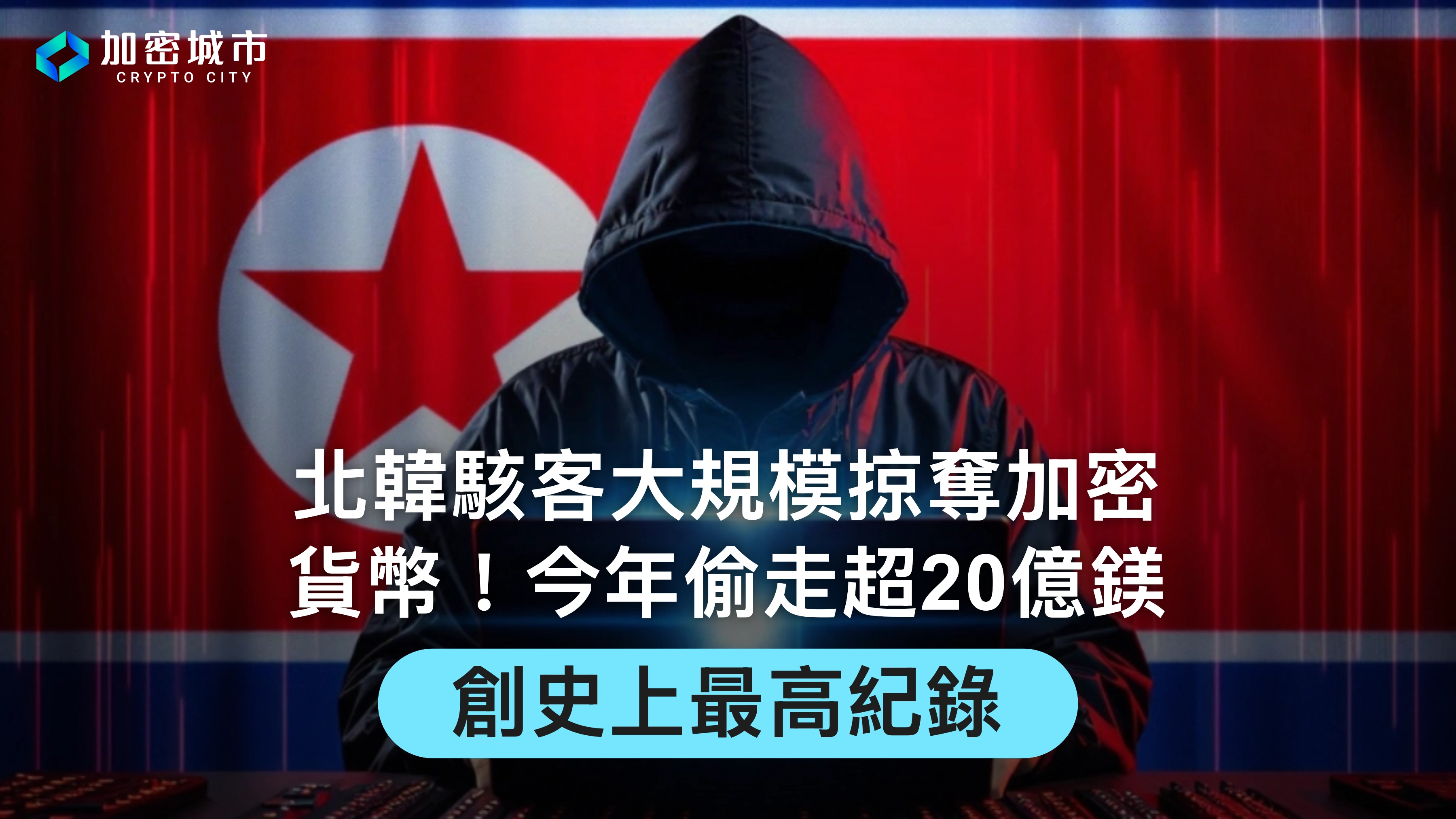 北韓駭客大規模掠奪加密貨幣！今年偷走超20億鎂，創史上最高紀錄