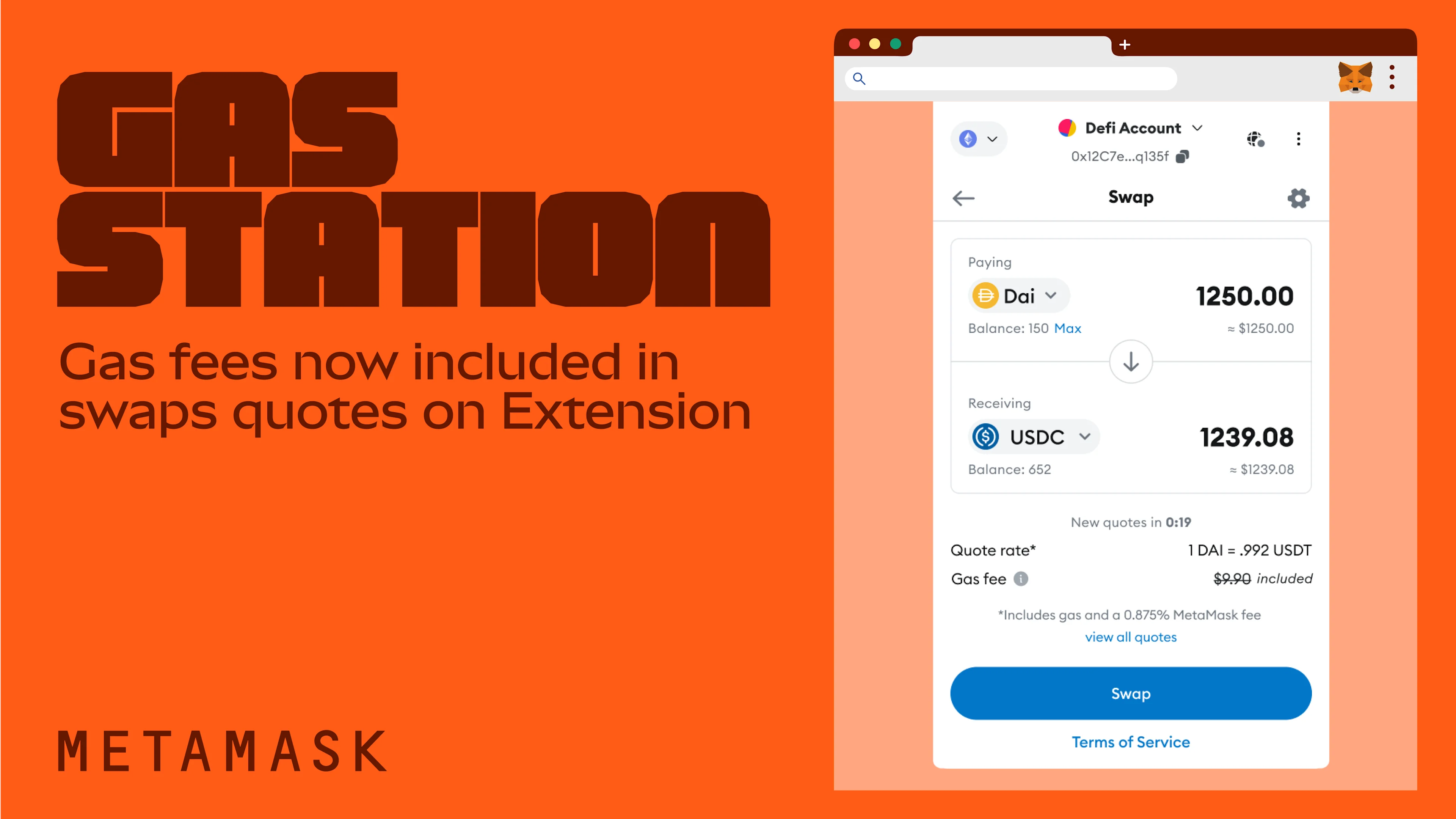 MetaMask推出「加油站」！免ETH就能付Gas費，讓交易不再卡殼