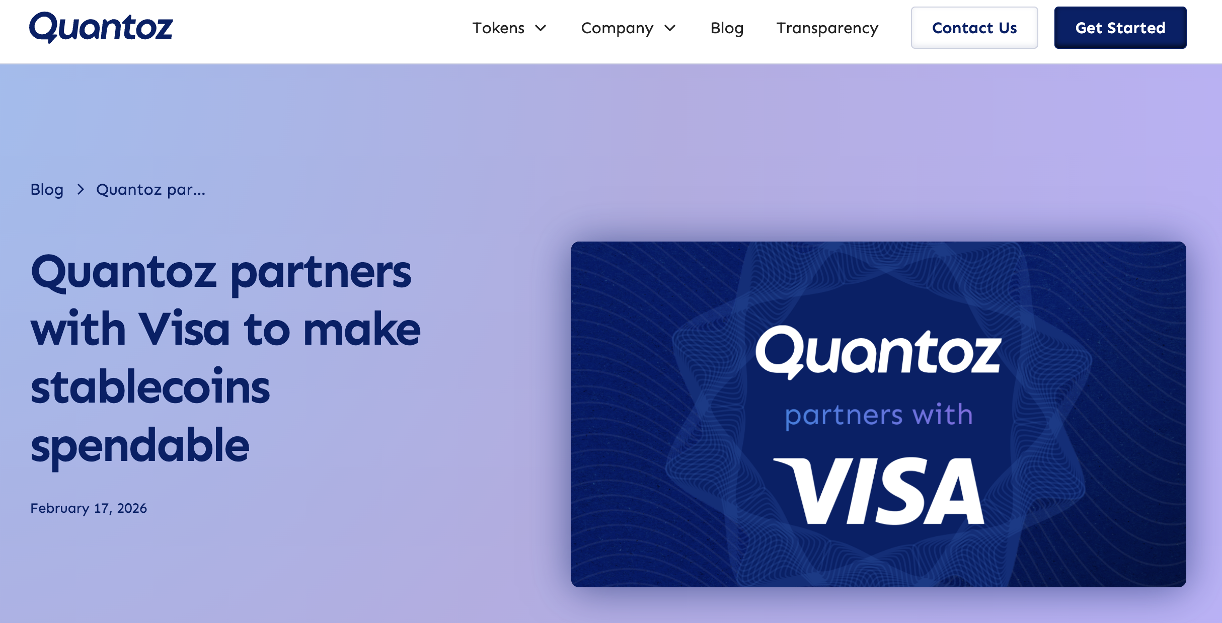 
                  荷蘭科技公司Quantoz拿下Visa會員，推合規支付卡搶攻歐洲市場
                  