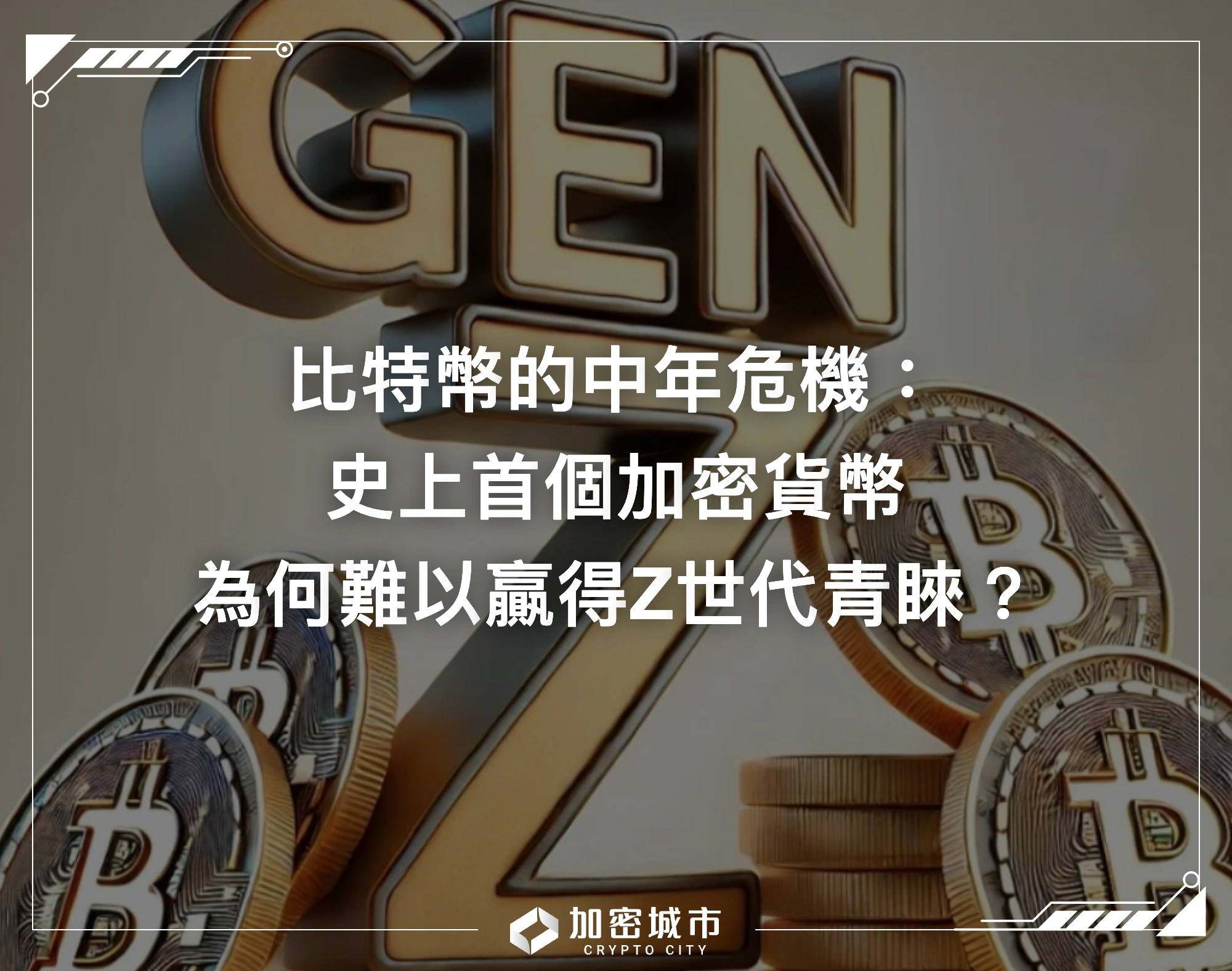 比特幣的中年危機：史上首個加密貨幣，為何難以贏得Z世代青睞？