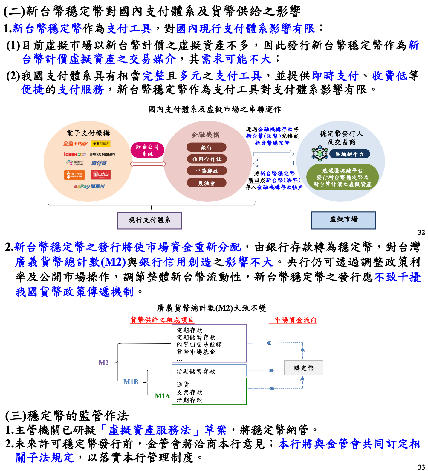 央行解析穩定幣：1張圖比較悠遊卡、穩定幣，打臉曲博儲值卡論？