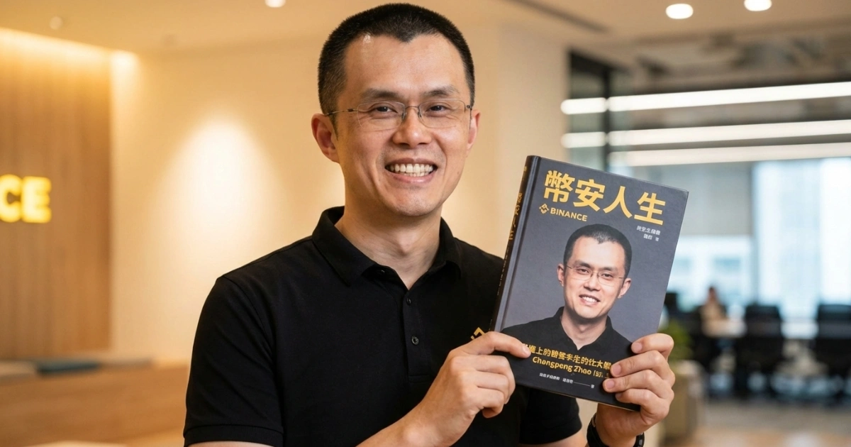 CZ新書名稱「幣安人生」,發文強調與迷因幣無關,真不是喊單嗎?